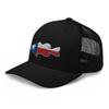 Gunner Gear Fishing Hat Bass Fish Texas Flag Embroidered Snapback Trucker Hat Black view 4