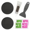 ifeolo Hareyou Trampoline Patch Repair Kit 4 inch Circle On Patches | Repair Trampoline Mat Tear or Hole - Pack of 4 view 1