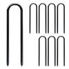 Sutekus Trampoline Stakes, U Shape Ground Anchors, Heavy Duty, 8pcs, Black view 1