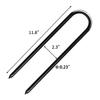 Sutekus Trampoline Stakes, U Shape Ground Anchors, Heavy Duty, 8pcs, Black view 3