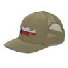 Gunner Gear Fishing Hat Bass Fish Texas Flag Embroidered Snapback Trucker Hat Khaki view 4