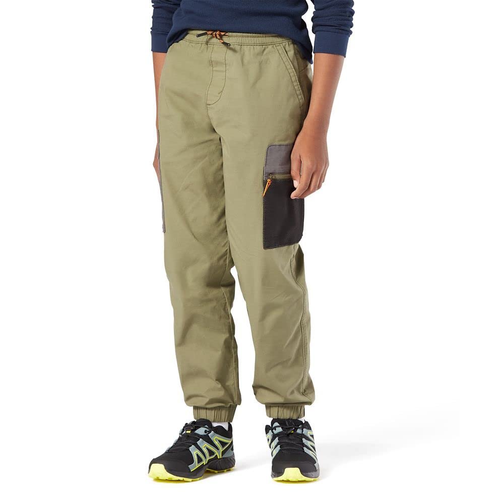 Levi Strauss Signature Gold Boys' Outdoors Cargo Jogger, (New) Kalamata, Medium