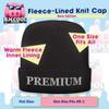 BH Cool Designs #letsgobrandon - Adult Comfortable Fleece Lined Beanie, Neon Green view 2