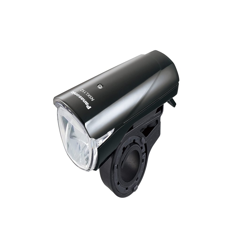 Panasonic NSKL152-B Bicycle Headlight, LED Sports Light, Black, Width 1.7 x Depth 3.8 x Height 1.5 inches (42 x 96 x 38 mm)