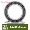DINGGUANGHE-CUP 1PC MR2437H8-2RS Bearing 24 * 37 * 8mm Bicycle BB Bottom Bracket Repair Parts MR 24378 RS Ceramic Ball Bearing Accessories view 2