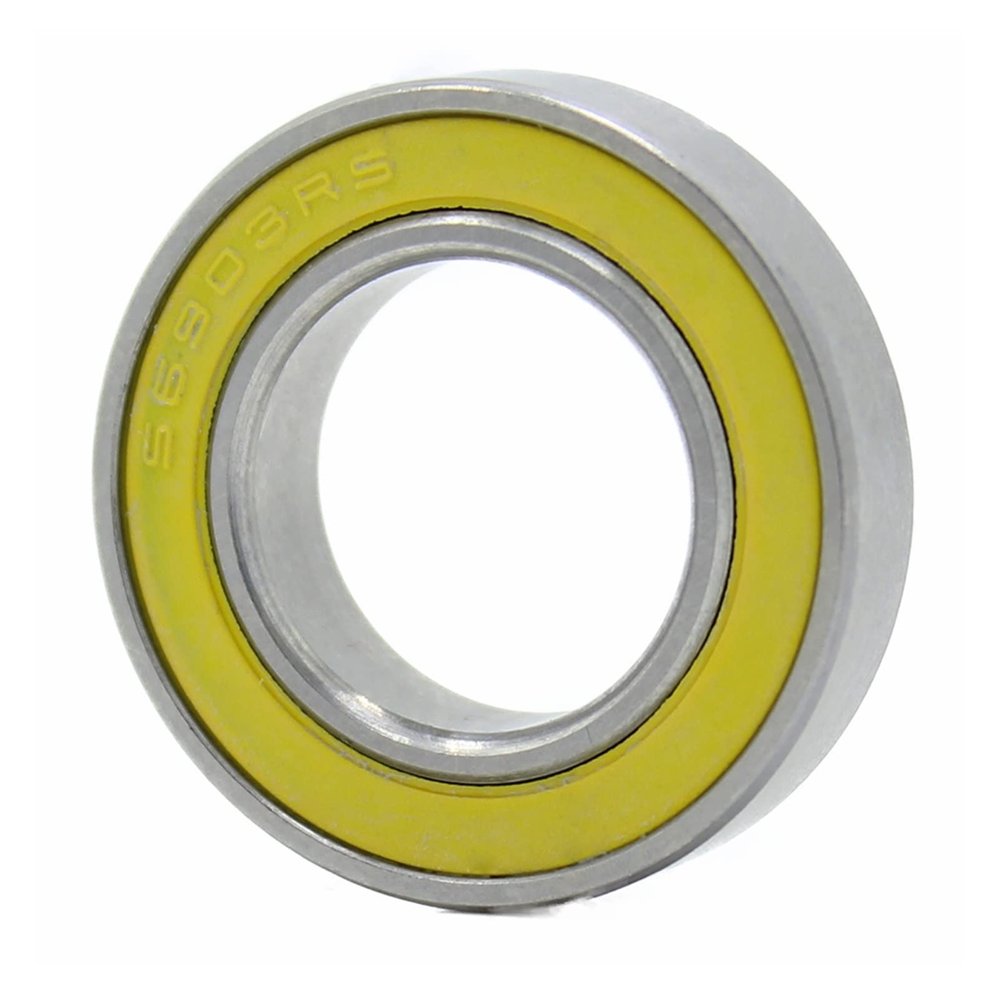 DINGGUANGHE-CUP 1PC 6903-2RS Stainless Bearing 17 * 30 * 7mm ABEC-5 Bicycle Hub Front Rear Hubs Wheel 6903 RS Ceramic Balls Bearings Accessories
