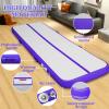 Gymnastics Mats Tumbling Track Mat, Air Mat Tumble Track Inflatable Training Mat 4 inch Thickness With Carry Bag Electric Pump For Home Use, Cheerleading, Yoga, Water Exercise (Purple, 20ftx3.3ftx4inch) view 3
