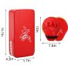 WUWEOT 2-in-1 Punching Mitts Kick Pack Set, Boxing Gloves Taekwondo Kick Pad, Boxing Pads Curved Focus Punching Mitts, Adjustable Soft Shield Durable Training Pads Set view 2