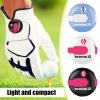 Fiada 3 Pcs 1.2 Inch Golf Score Counter for Women Mini Golf Stroke Counter Scoring Keeper up to 12 Shot to Scorekeeper Glove in(Black, White, Blue) view 4