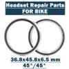 DINGGUANGHE-CUP 2PCS ACB458 Bicycle Headset Bearing Cover 36.8 * 45.8 * 6.5mm 45/45 Degree Chrome Steel Tapered Upper Lower ACB Bearings Accessories view 2
