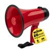 MyMealivos Portable Megaphone Bullhorn 20 Watt Power Megaphone Speaker Voice and Siren/Alarm Modes with Volume Control and Strap (Red) view 1