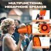 MyMealivos Portable Megaphone Bullhorn 20 Watt Power Megaphone Speaker Voice and Siren/Alarm Modes with Volume Control and Strap (Orange) view 3