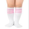 Kids Child Soccer Socks Knee High Tube Socks Toddler Girls Uniform Socks Cotton Cute Sport Stocking for Boys Girls 1 Pair White Pink New One Size view 1