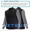 REALON Women Men Top Wetsuit Jacket, 2mm 3mm Neoprene Swim Wet Suit Shirt Long Sleeves Front Zip for Adult Youth Cold Water Snorkeling Diving Surfing Watersports view 3