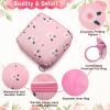 Coldairsoap 4 Pieces Sanitary Napkin Storage Bag, Menstrual Pad Pouch view 3