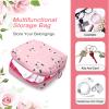 Coldairsoap 4 Pieces Sanitary Napkin Storage Bag, Menstrual Pad Pouch view 4