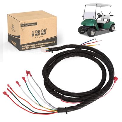 10L0L Golf Cart Control Wiring Harness fit EZGO Electric&Gas TXT PDS Models 36V/48V,OEM 74324-G01,74324-G02