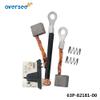 OVERSEE 63P-82181 Carbon Brush Set for Yamaha Outboard Motor 2T & 4T 115HP 150HP Trim Tilt Motor Included 62X-4386K; Brush 63P-43892-10 view 2