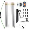 AUVIM 45" Bow and Arrow Set for Youth Kids Junior Beginner Bow Gift Outdoor Archery Set 21 Lb for Teen Outdoor Sports view 1