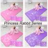 LYWY Anti-Slip Gymnastics Mat,Cartoon Rabbit Yoga Mat 15Mm Thick Anti-Slip Sports Fitness Mat 80X185m,Pink 2,C view 2