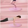 LYWY Yoga Fitness Mat, Mini Round Rope Skipping Exercise Mat Indoor and Outdoor Sound Insulation and Shock Absorption Mat,Purple,6mmx58cm view 3