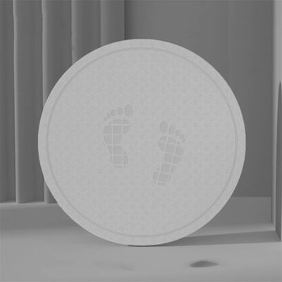 LYWY Yoga Fitness Mat, Mini Round Rope Skipping Exercise Mat Indoor and Outdoor Sound Insulation and Shock Absorption Mat,Gray,6mmx58cm