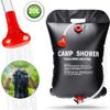 Solar Shower Bag, 20L Foldable Lightweight Portable Solar Heating Bag with Removable Hose Shower Head for Outdoor Travel Swimming Beach Hiking Cycling (Black) view 4