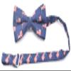 Carahere Men's Bow Ties Pre-Tied Adjustable Fun Pattern Bow Ties for Men Red Blue view 2