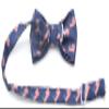 Carahere Men's Bow Ties Pre-Tied Adjustable Fun Pattern Bow Ties for Men Red Blue view 3