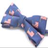 Carahere Men's Bow Ties Pre-Tied Adjustable Fun Pattern Bow Ties for Men Red Blue view 4