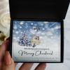 Gifts for Wife, Love Pendant Gifts, Romantic Christmas Heart Shaped Necklace - Love Dancing Necklace view 2