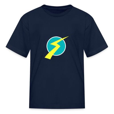 Spreadshirt Wilbur Robinson Logo Movie Halloween Costume Kid's T-Shirt, L, Navy