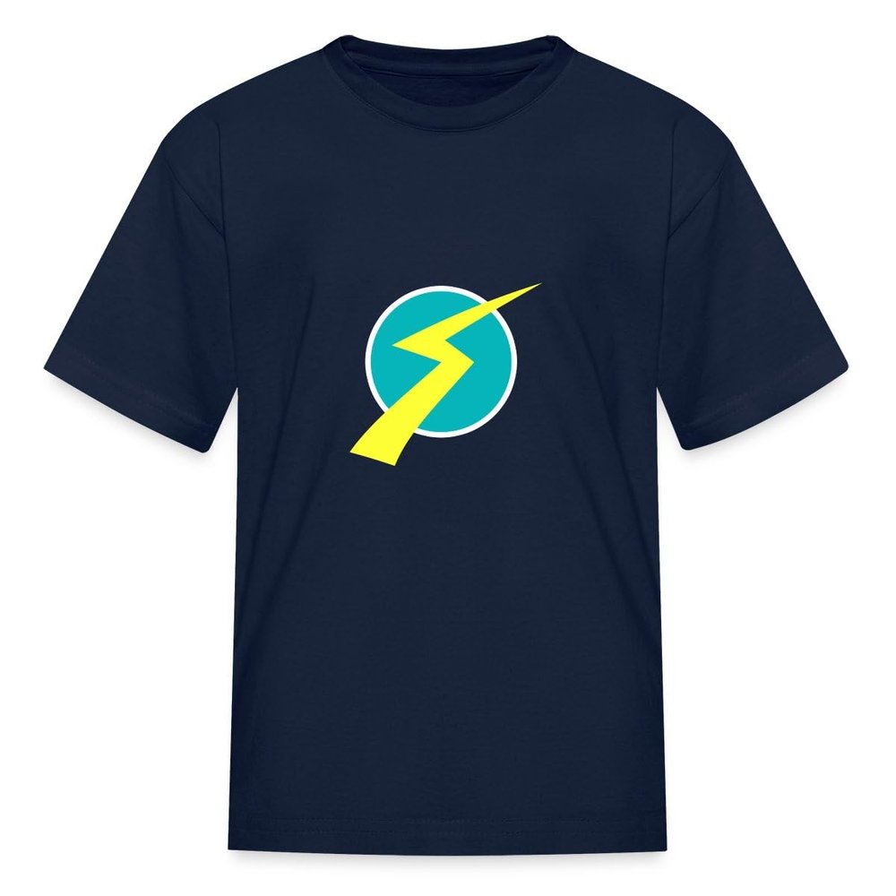 Spreadshirt Wilbur Robinson Logo Movie Halloween Costume Kid's T-Shirt, L, Navy