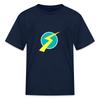 Spreadshirt Wilbur Robinson Logo Movie Halloween Costume Kid's T-Shirt, L, Navy