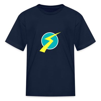Spreadshirt Wilbur Robinson Logo Movie Halloween Costume Kid's T-Shirt, S, Navy