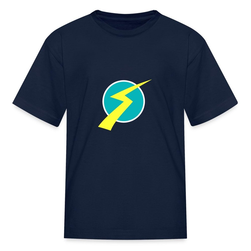 Spreadshirt Wilbur Robinson Logo Movie Halloween Costume Kid's T-Shirt, S, Navy