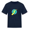 Spreadshirt Wilbur Robinson Logo Movie Halloween Costume Kid's T-Shirt, XL, Navy view 1