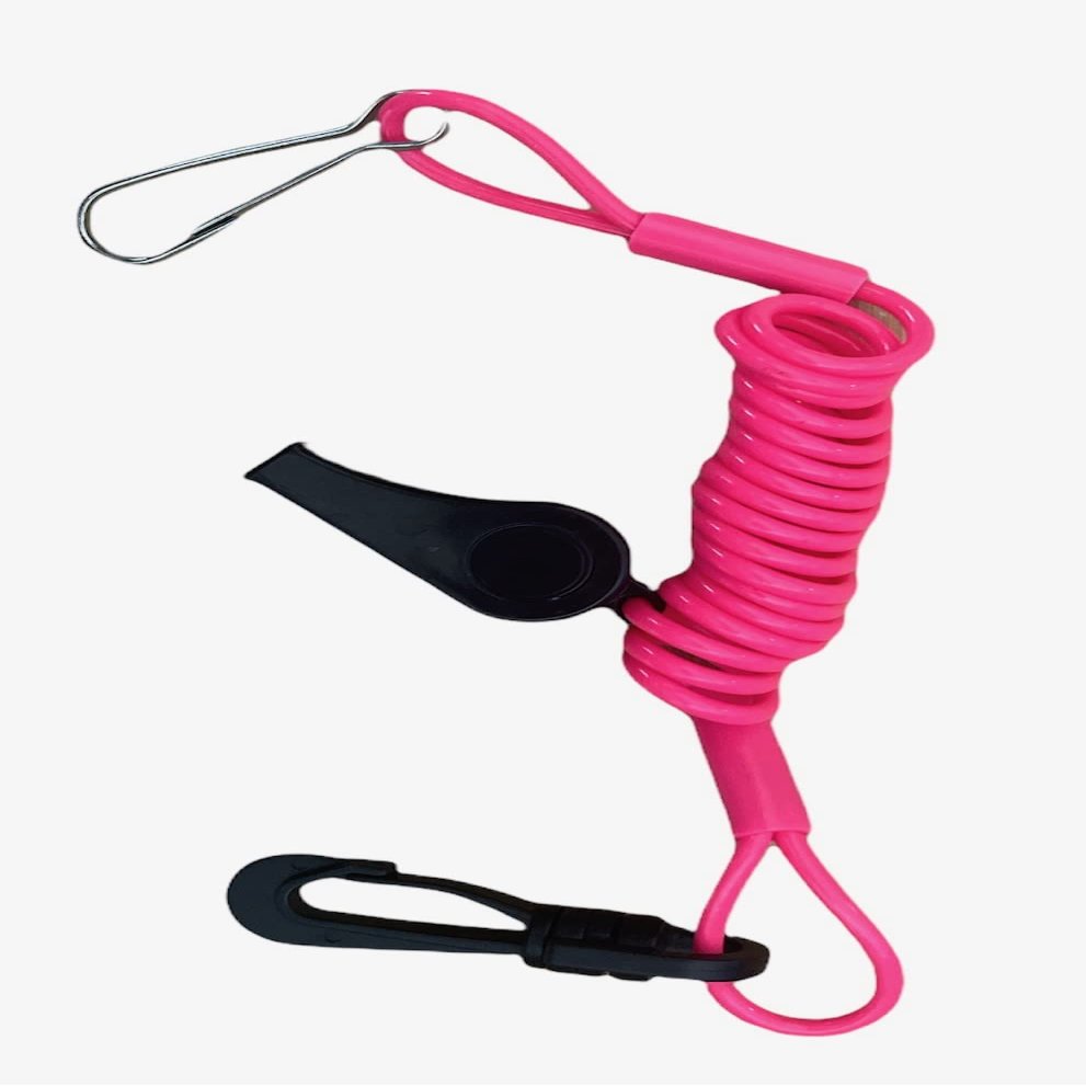 JLP Compatible with Skidoo Ski-Doo Renegade MXZ Summit GSX Freeride Expedition Replacement Lanyard with Whistle Pink