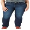 LEVI STRAUSS SIGNATURE Gold Women's '03 Essential Mid Rise Straight Jeans view 1