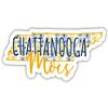 University of Tennessee at Chattanooga Floral State Die Cut Decal 2-Inch Officially Licensed Collegiate Product view 1