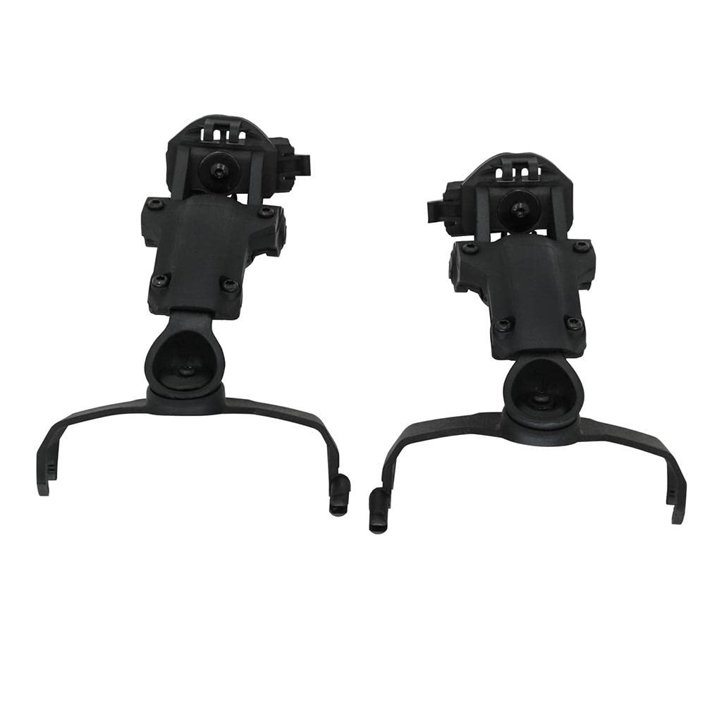 ArmorMason Rear Helmet Rail Attachment Kit Compatible with Comtac Headsets (Black)