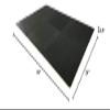 Body Sport Interlocking Floor Puzzle Mat, 6 Tiles, 24 x 24 in. Each, 1/2-in. Thick Foam - Home Fitness & Gym Exercise Equipment (Black) view 3