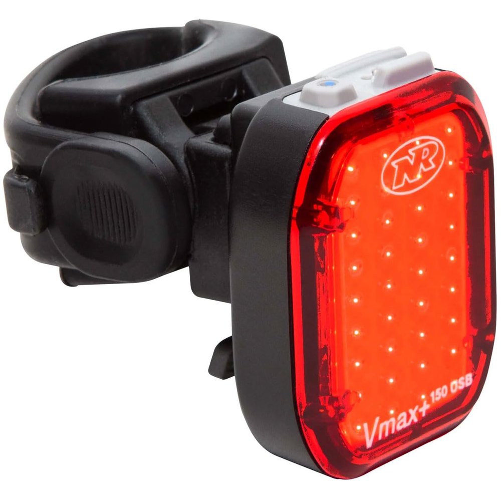 NiteRider Vmax+ 150 Lumen USB-C Rechargeable Bike Rear Light Powerful Daylight Visible Bicycle IP64 LED Bike Taillight Easy to Install Road Mountain City Commuting Night Riding Cycling Safety Flash