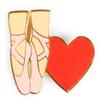 Snowflake Designs Ballet Pointe and Heart Dance Pin - #142 view 1
