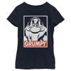 Disney Snow White Grumpy Streetwear Poster Girls Standard T-Shirt, Navy Blue, X-Small view 1