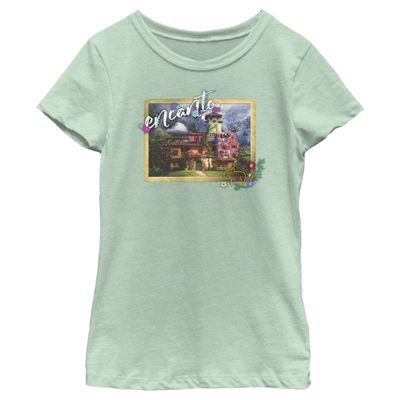 Disney Girl's Encanto Photo T-Shirt, Mint, X-Large