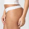 b.tempt'd by Wacoal Women's Inspired Eyelet Cotton Thong Panty, 972219, White, Medium view 3
