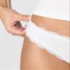 b.tempt'd by Wacoal Women's Inspired Eyelet Cotton Thong Panty, 972219, White, Medium view 4