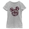 Girl's Mickey & Friends Mickey and Friends Hello Fall T-Shirt - Athletic Heather - X Small view 2