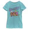 Disney Pixar Encanto Bienvenidos Home Poster Girls Standard T-Shirt, Tahiti Blue, X-Large view 1